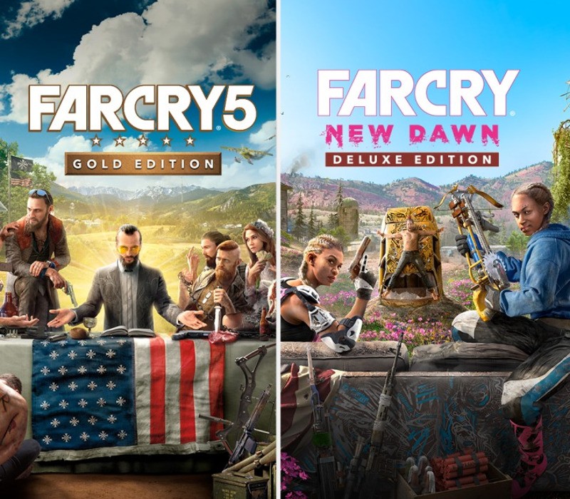 Far Cry 5 Gold Edition + Far Cry New Dawn Deluxe Edition Bundle XBOX One CD Key