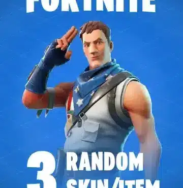 3 Random Fortnite Skins / Items Epic Games CD Key