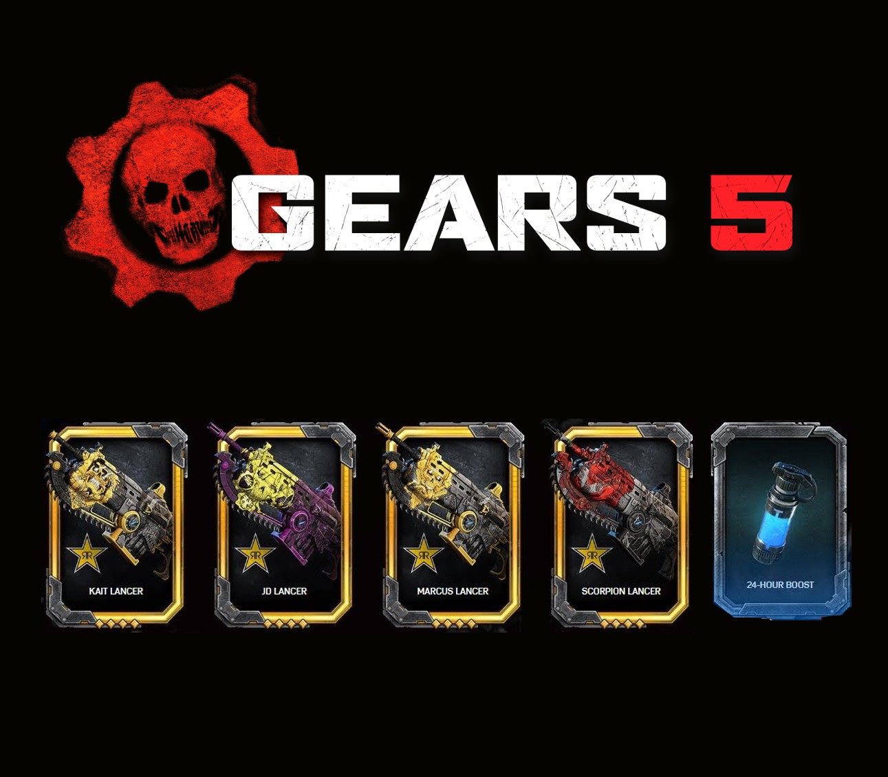 GEARS 5 - Rockstar Energy Exclusive Lancer DLC Pack 5 XBOX One CD Key