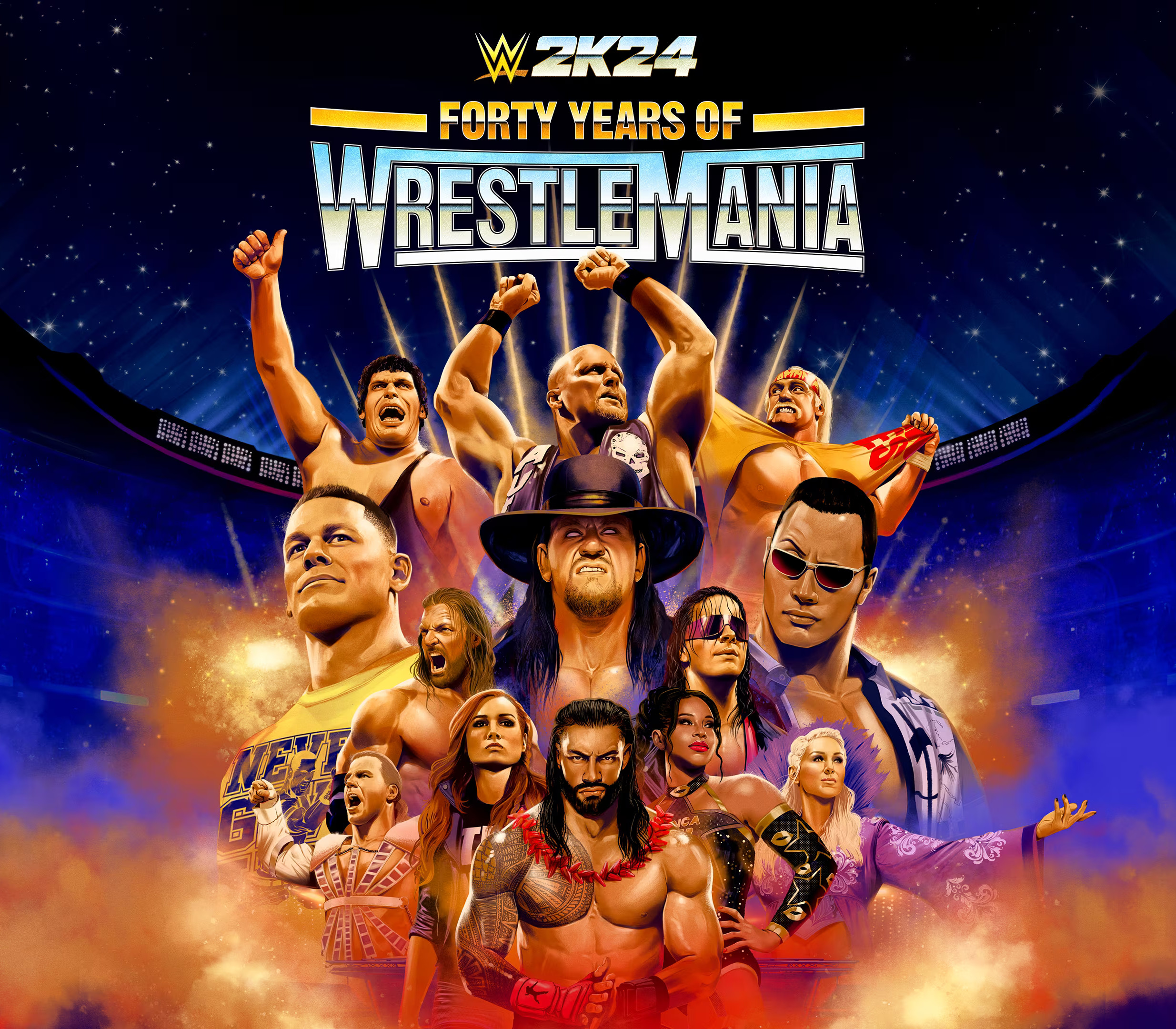 WWE 2K24 Forty Years of WrestleMania Edition PS5 Account