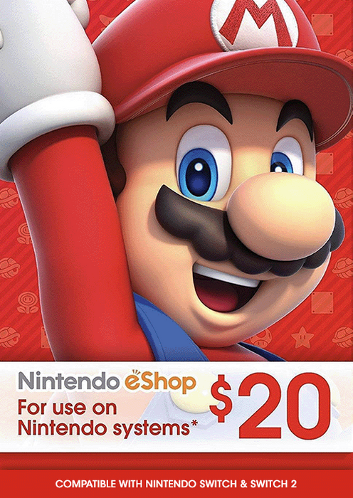 Nintendo eShop Prepaid Card $20 US Key